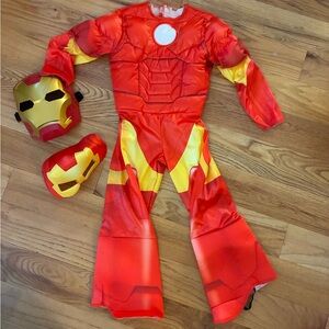 Ironman Costume with Extra Hard Plastic Mask 3T 4T